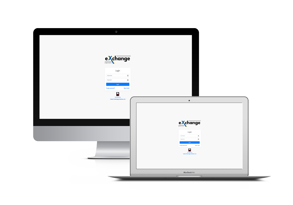 ExchangeWebsite Mockup